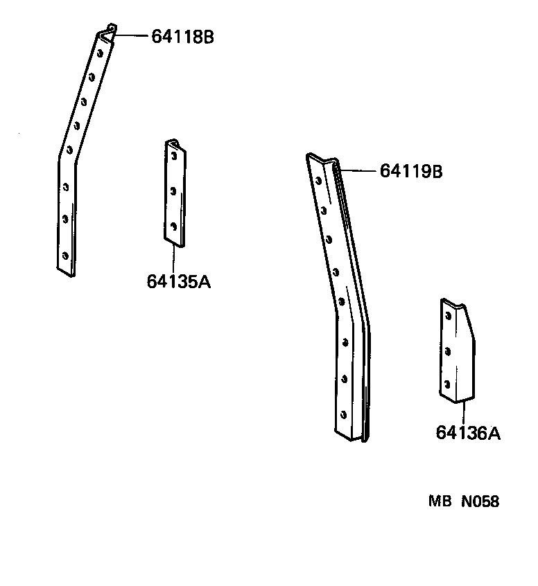  TOYOACE DYNA |  ROOF PANEL BACK PANEL