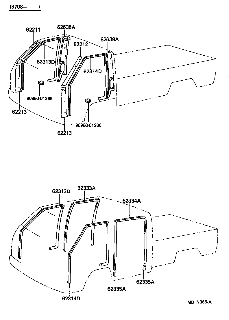  TOYOACE DYNA |  INSIDE TRIM BOARD