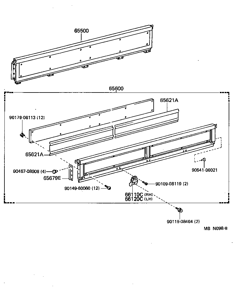  TOYOACE DYNA |  REAR BODY SIDE PANEL