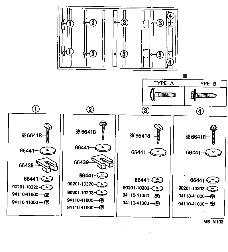  TOYOACE DYNA |  REAR BODY MOUNTING