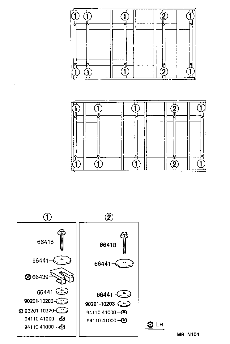  TOYOACE DYNA |  REAR BODY MOUNTING