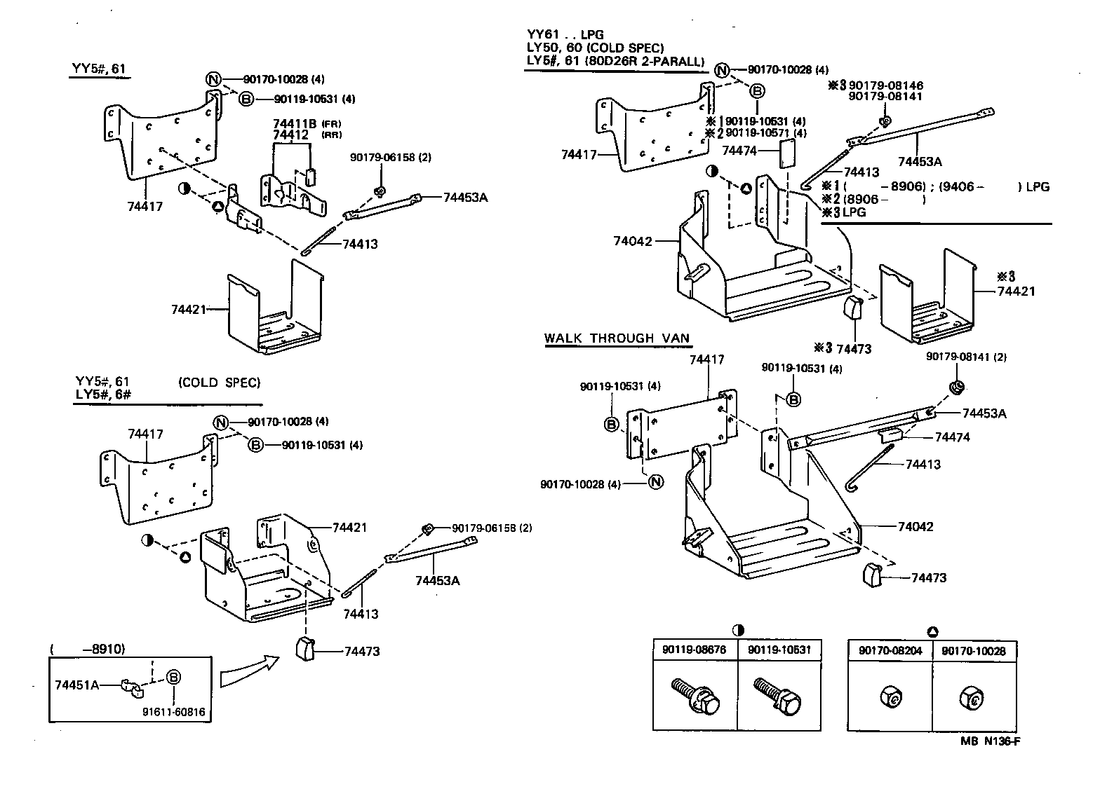  TOYOACE DYNA |  BATTERY CARRIER