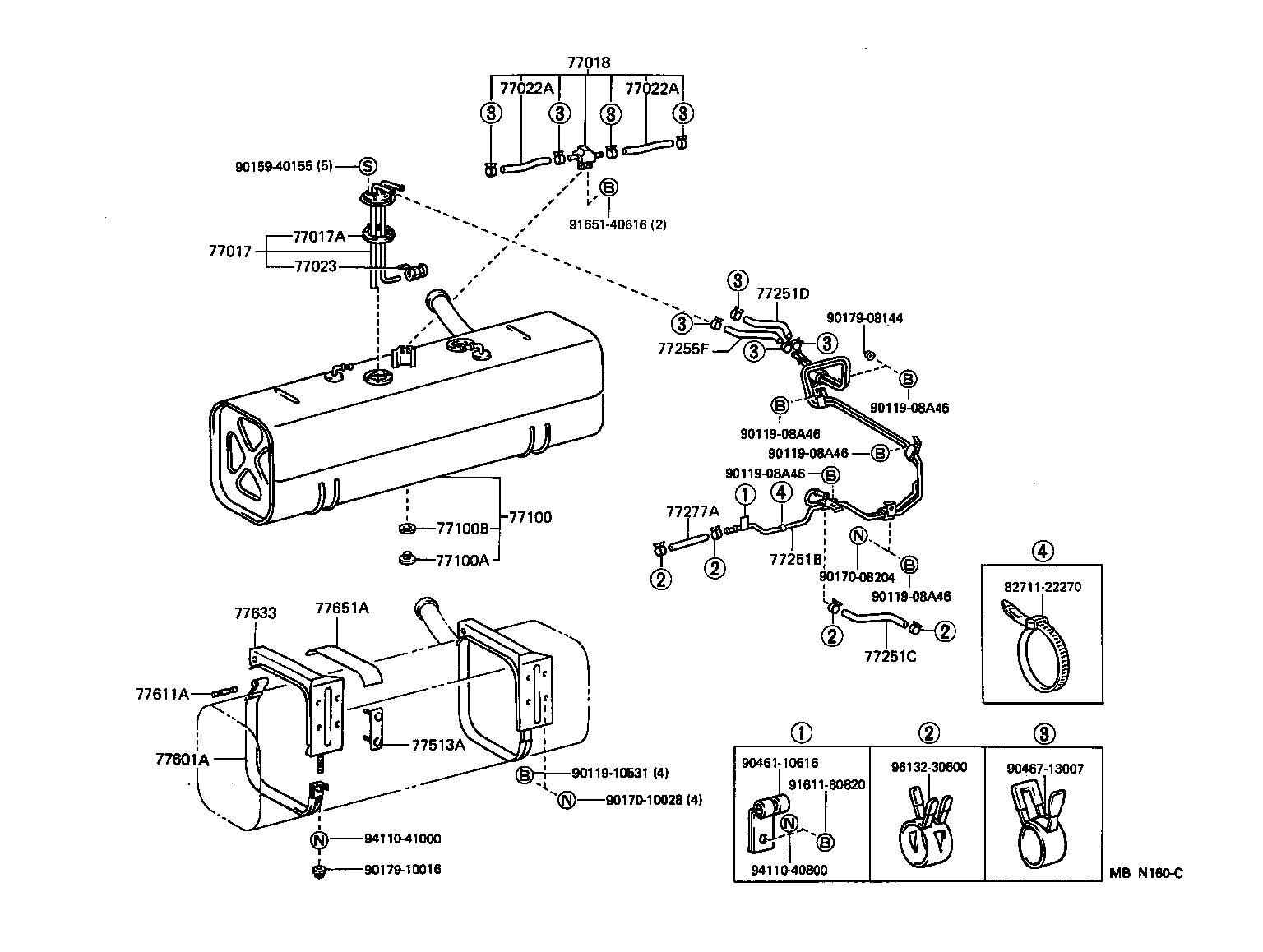  TOYOACE DYNA |  FUEL TANK TUBE