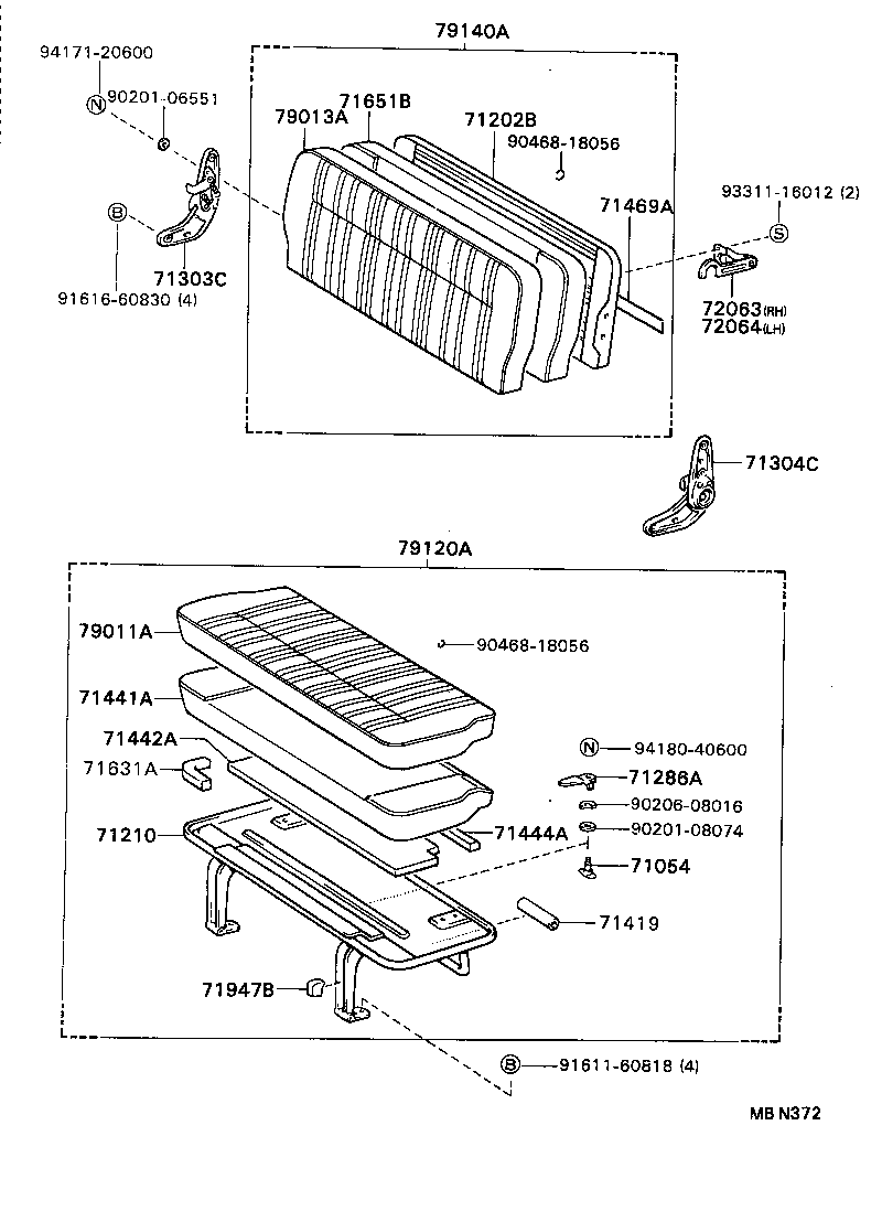  DYNA TOYOACE |  SEAT SEAT TRACK