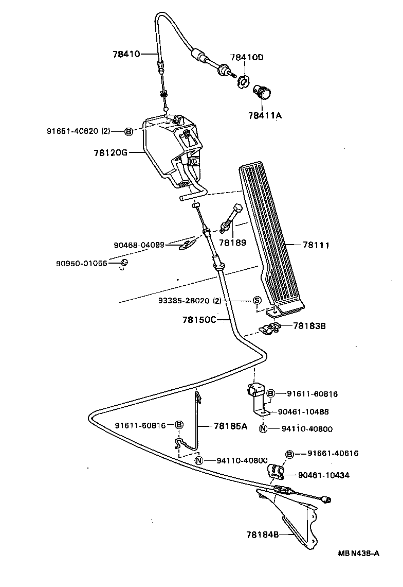 DYNA TOYOACE |  ACCELERATOR LINK