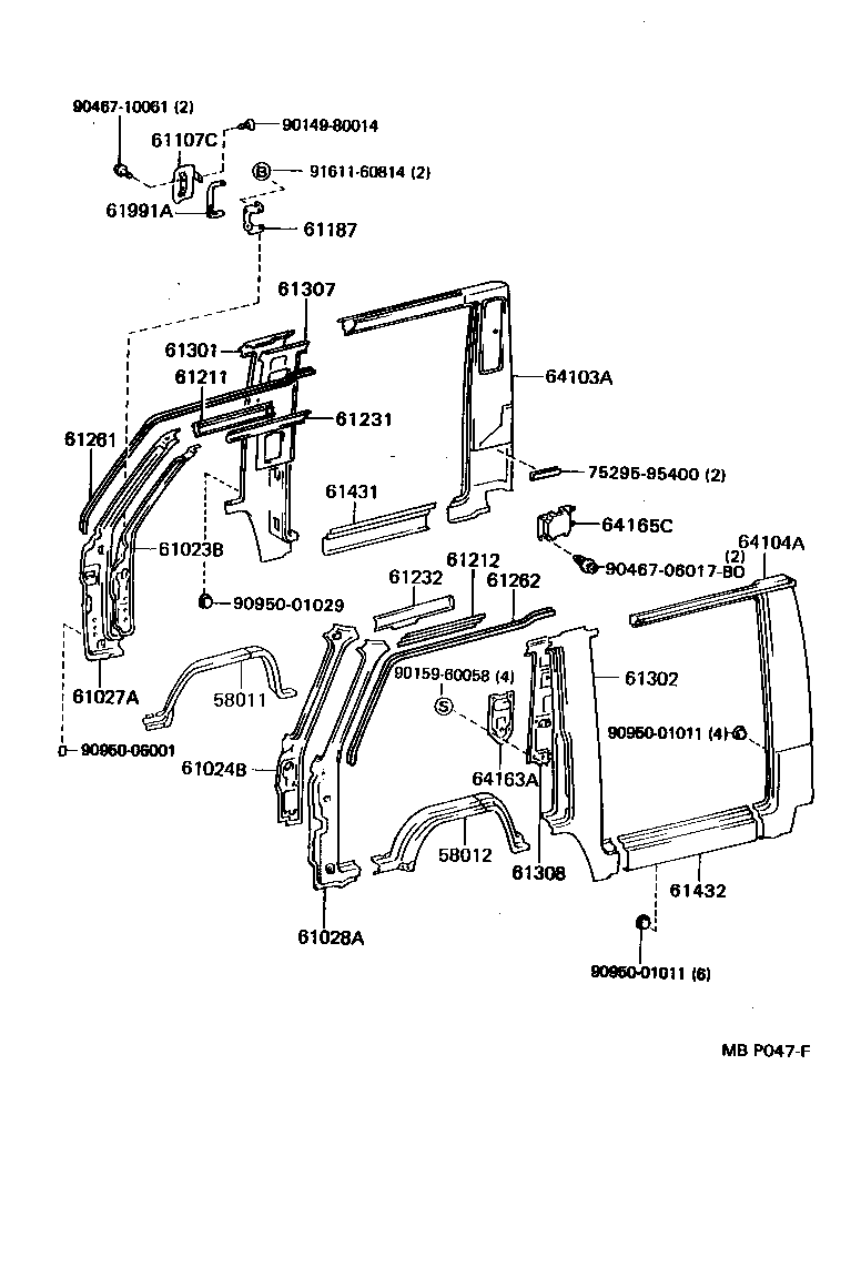  HIACE TRUCK |  SIDE MEMBER