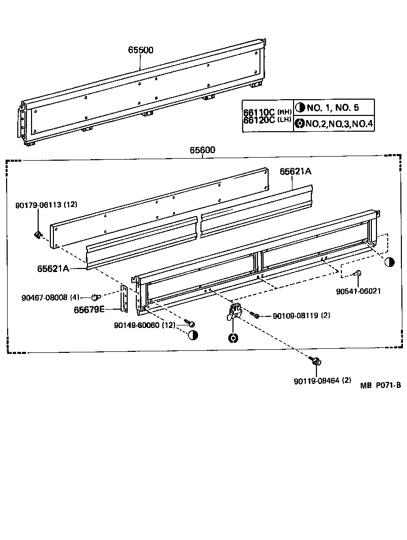  HIACE TRUCK |  REAR BODY SIDE PANEL