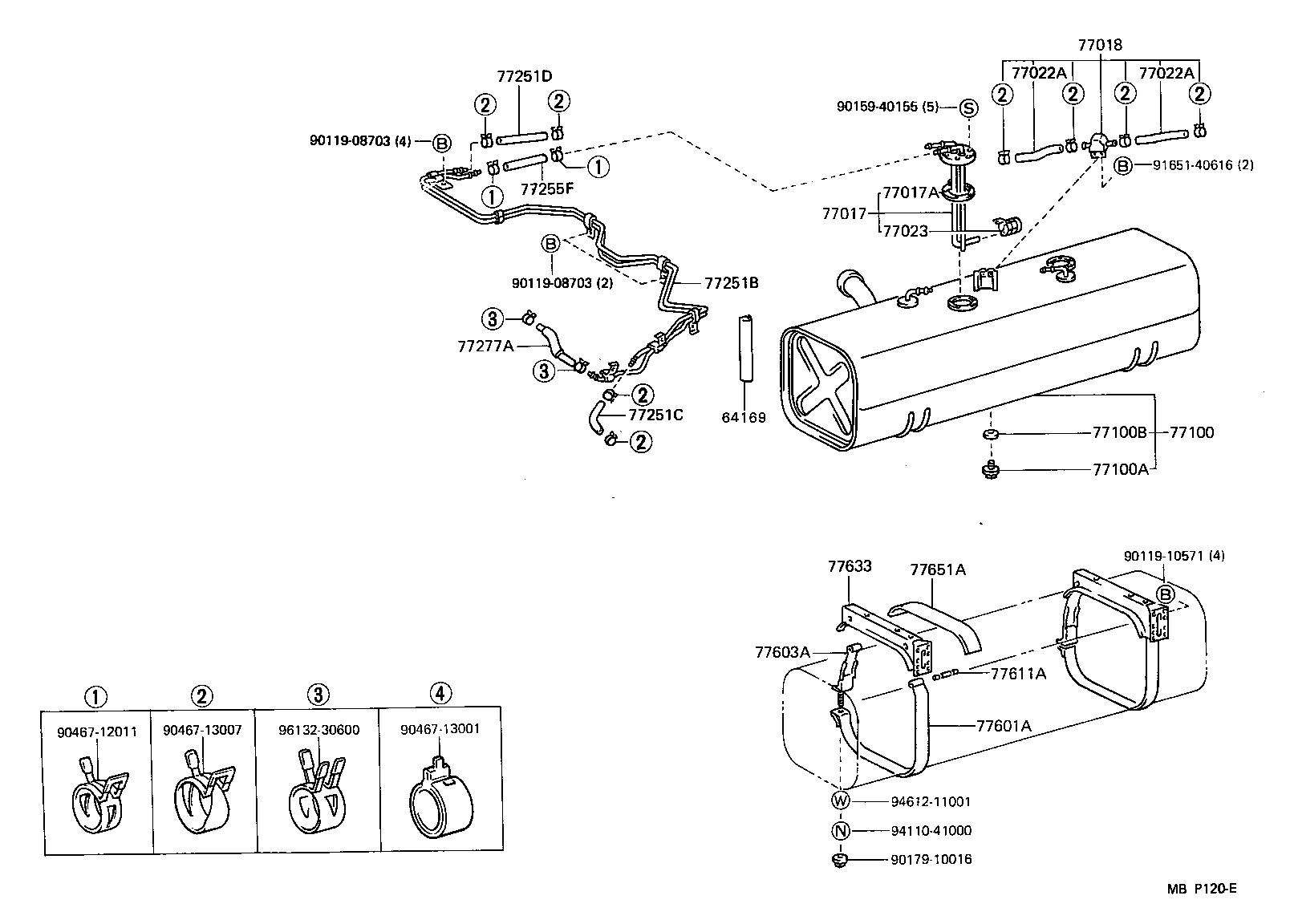  HIACE TRUCK |  FUEL TANK TUBE