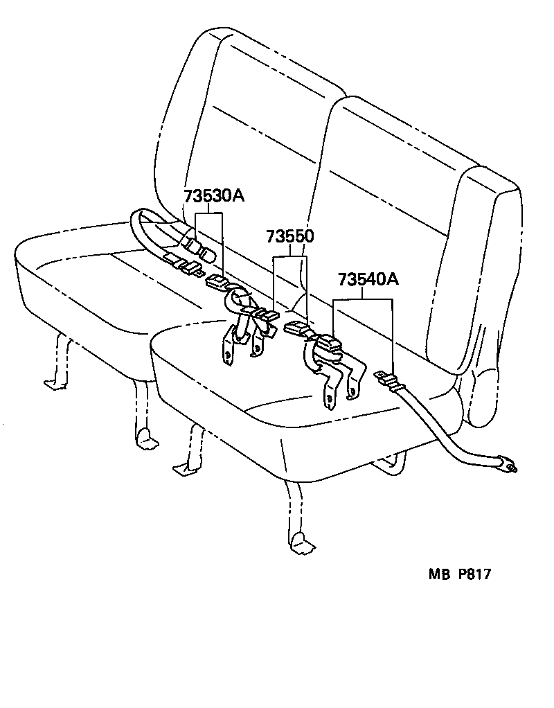  LAND CRUISER VAN |  SEAT BELT