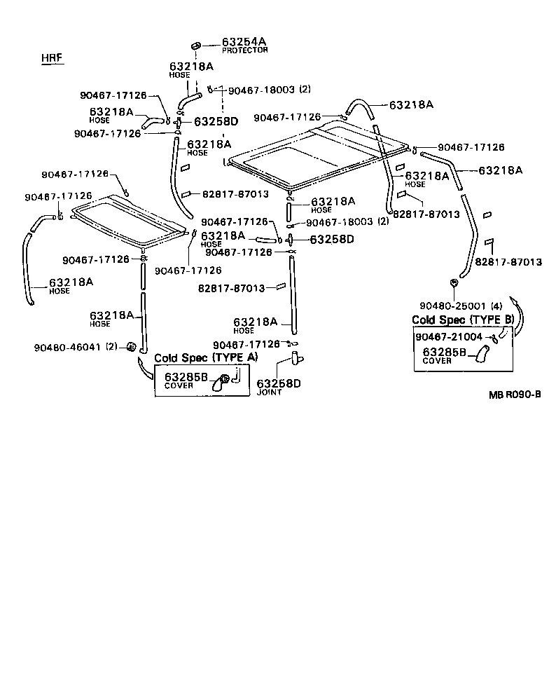  TOWN MASTERACE V WG |  ROOF PANEL BACK PANEL