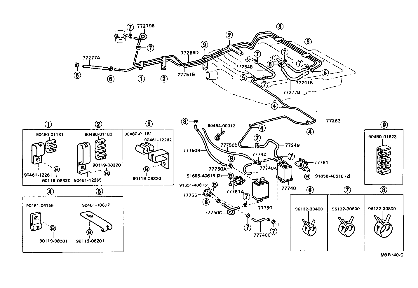  TOWN MASTERACE V WG |  FUEL TANK TUBE