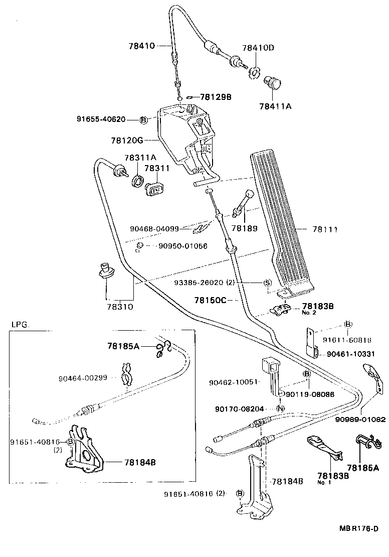  DYNA TOYOACE |  ACCELERATOR LINK