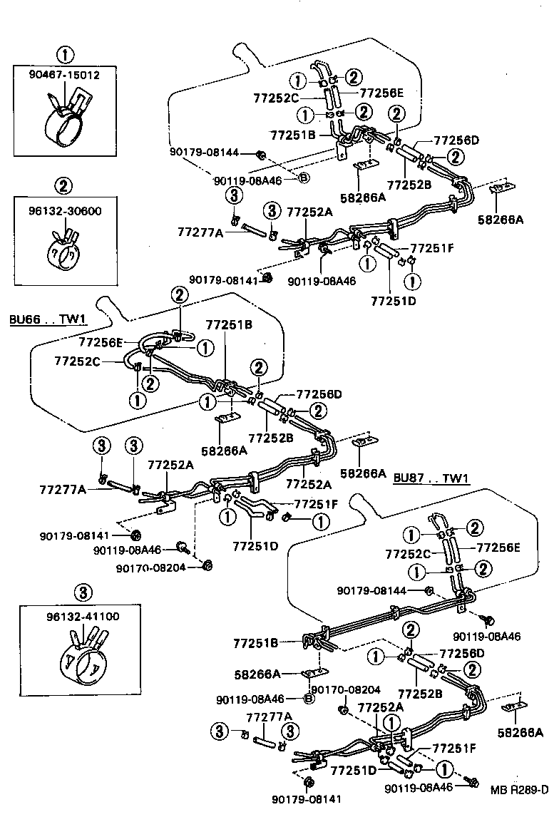  DYNA TOYOACE |  FUEL TANK TUBE