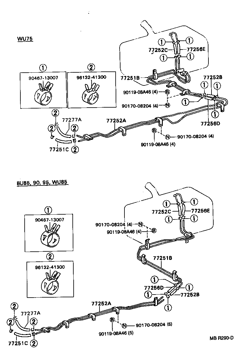  DYNA TOYOACE |  FUEL TANK TUBE