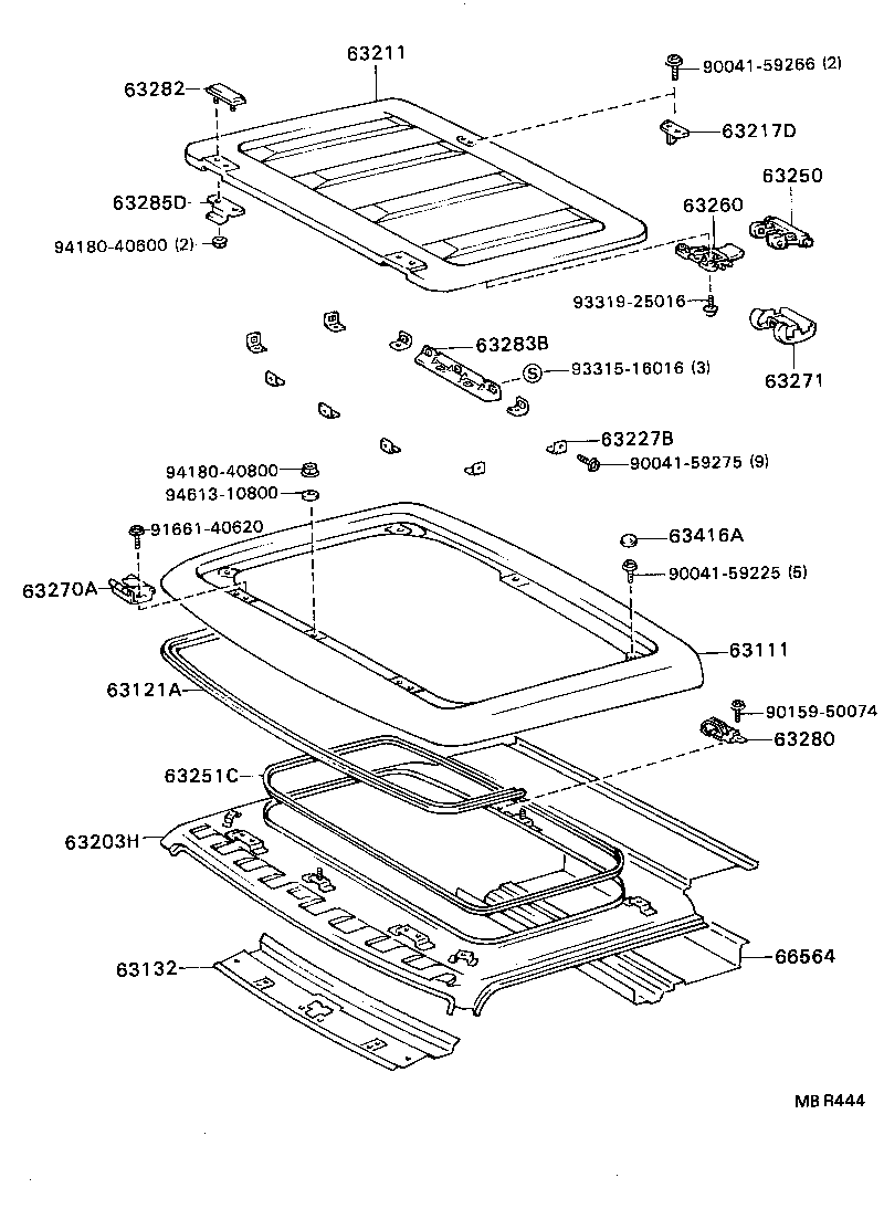  BLIZZARD |  ROOF PANEL BACK PANEL