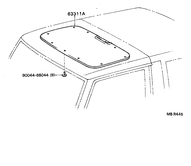  BLIZZARD |  ROOF HEADLINING SILENCER PAD