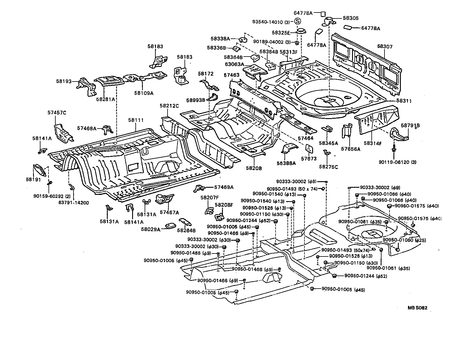  SOARER |  FLOOR PAN LOWER BACK PANEL