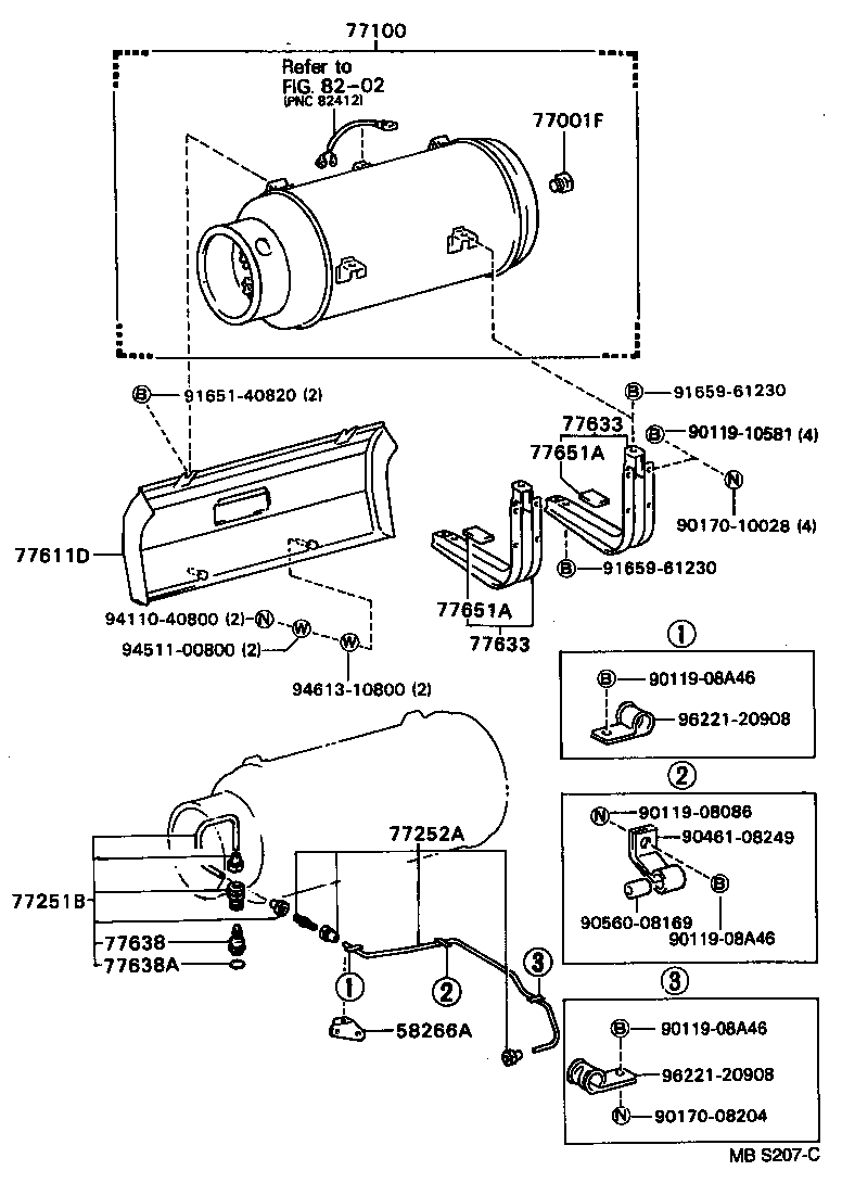  DYNA TOYOACE |  FUEL TANK TUBE