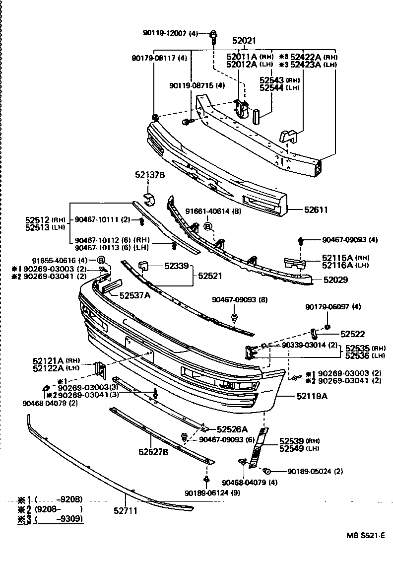  CELSIOR |  FRONT BUMPER BUMPER STAY