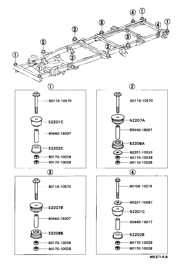  DELIBOY |  CAB MOUNTING BODY MOUNTING