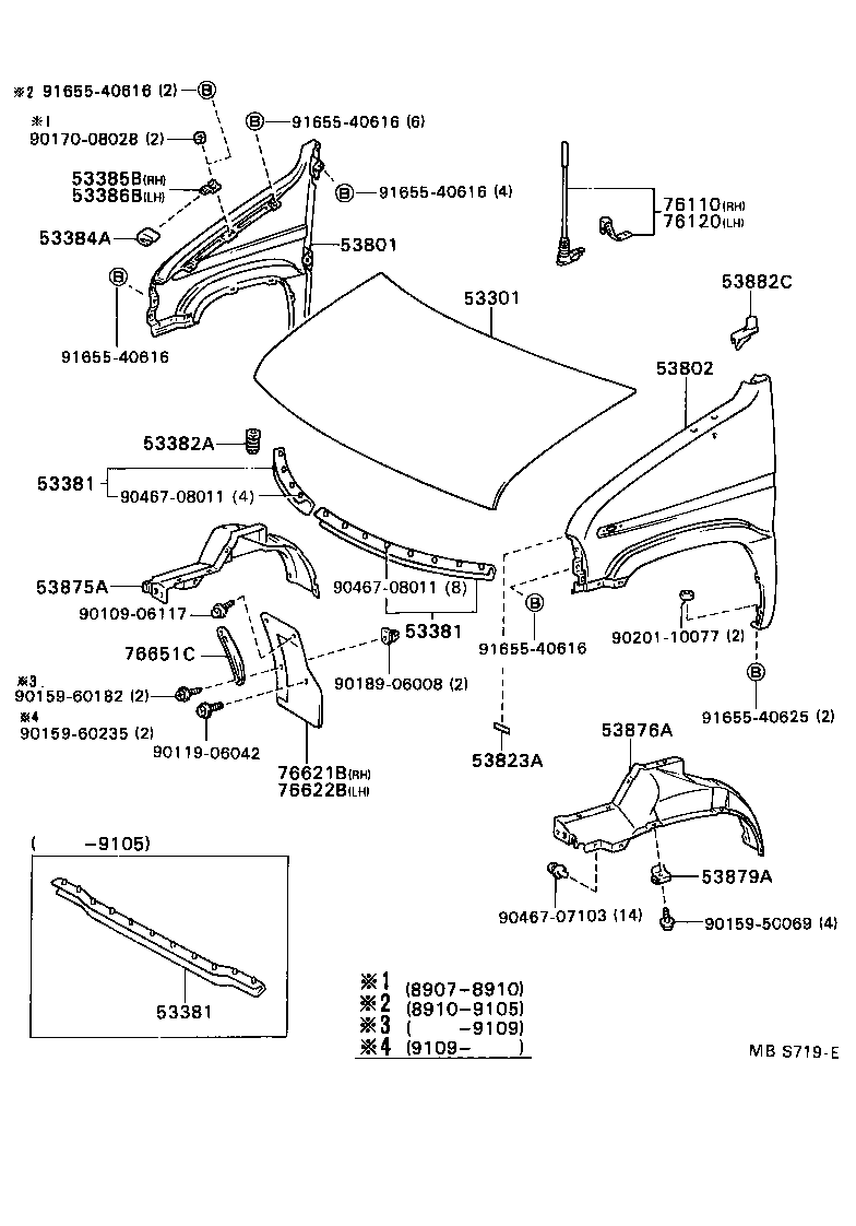  DELIBOY |  HOOD FRONT FENDER