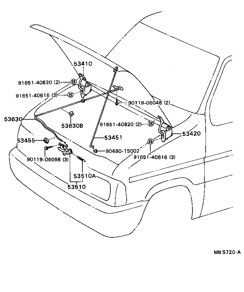  DELIBOY |  HOOD LOCK HINGE