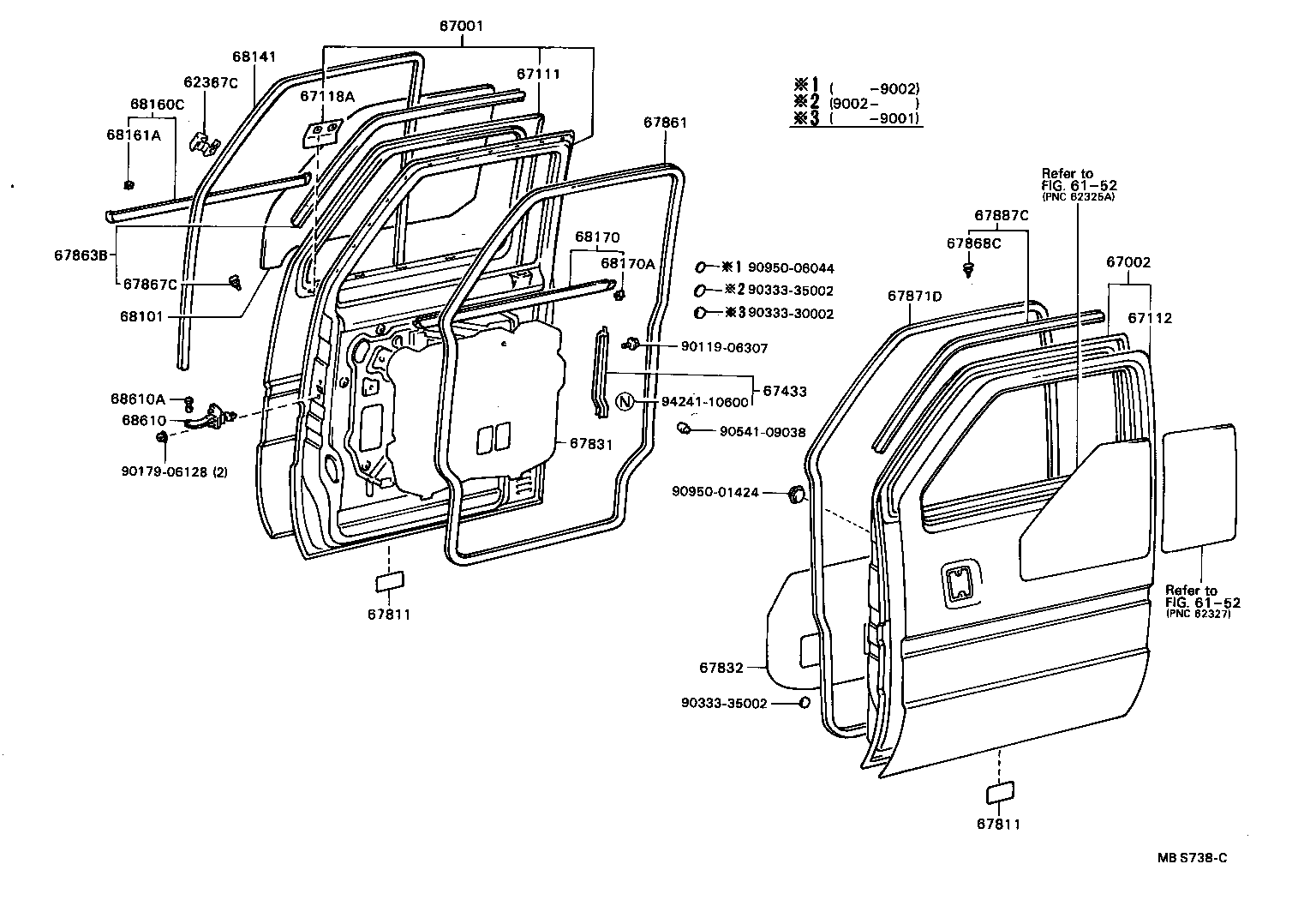  DELIBOY |  FRONT DOOR PANEL GLASS