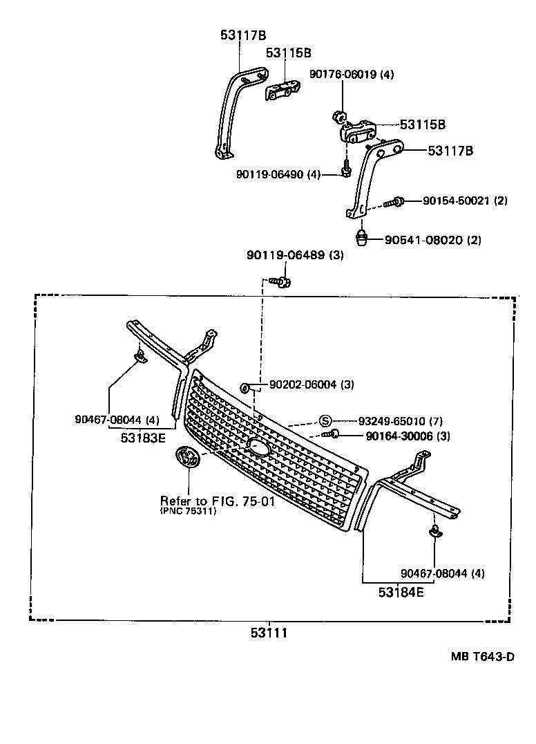  CELSIOR |  RADIATOR GRILLE