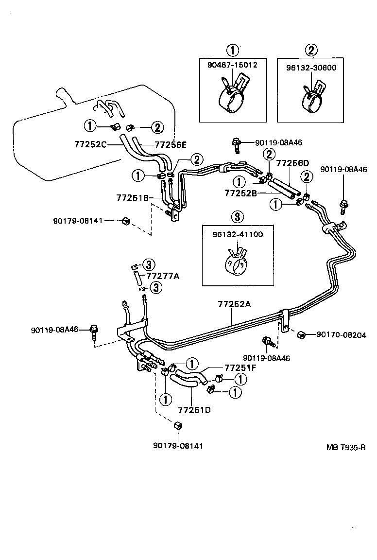  DYNA TOYOACE |  FUEL TANK TUBE