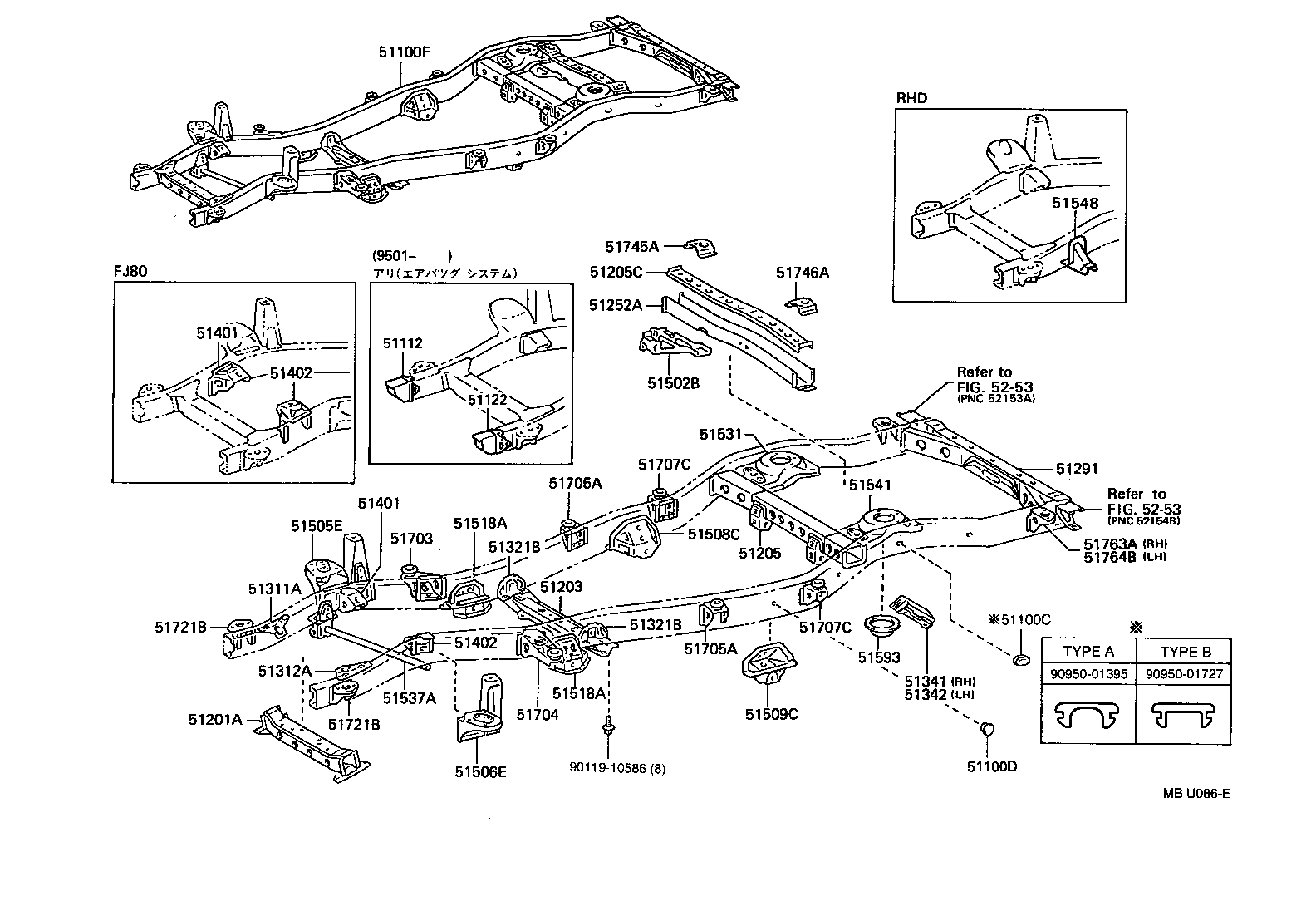  LAND CRUISER VAN |  FRAME