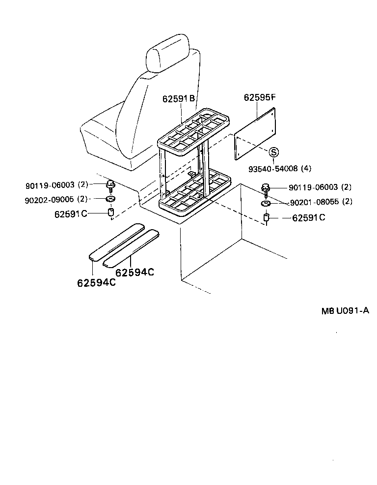  COASTER |  PROTECTOR PIPE ROLL BAR HANDRAIL