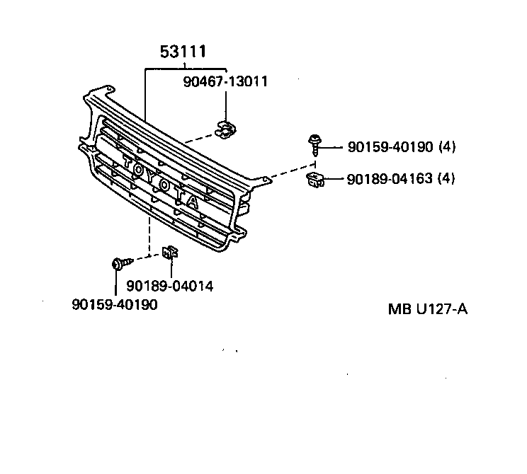  LAND CRUISER VAN |  RADIATOR GRILLE