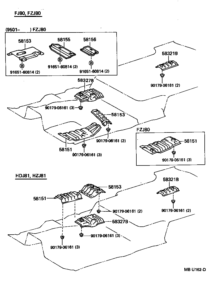  LAND CRUISER VAN |  FLOOR INSULATOR