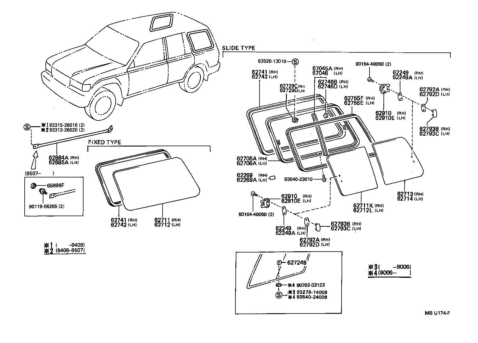  LAND CRUISER VAN |  SIDE WINDOW