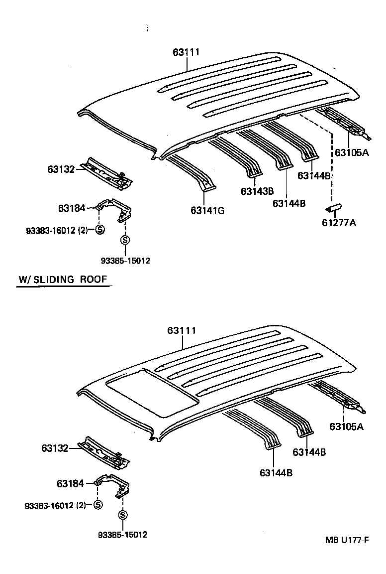  LAND CRUISER VAN |  ROOF PANEL BACK PANEL