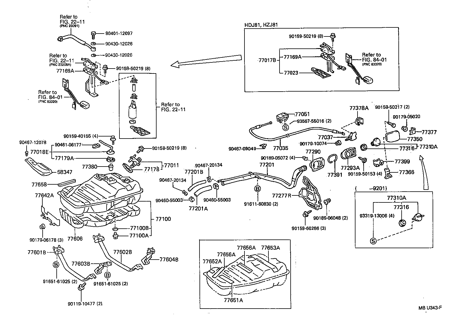  LAND CRUISER VAN |  FUEL TANK TUBE