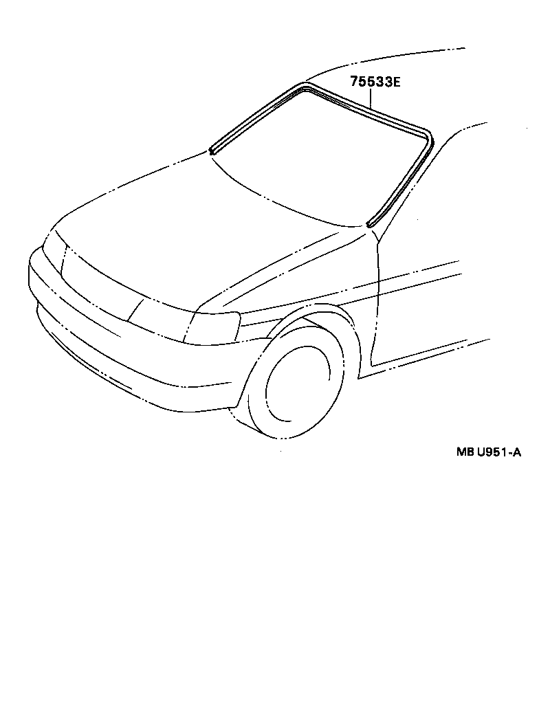  COROLLA 2 |  FRONT MOULDING
