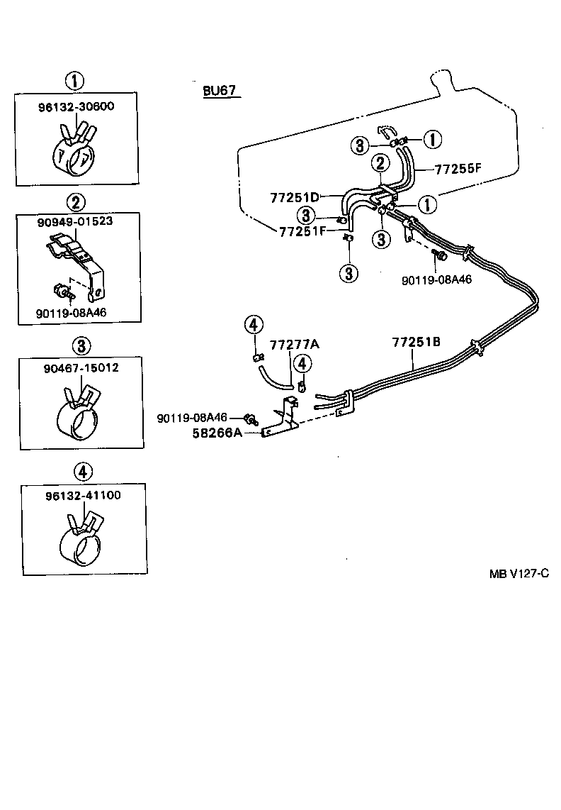 DYNA TOYOACE |  FUEL TANK TUBE