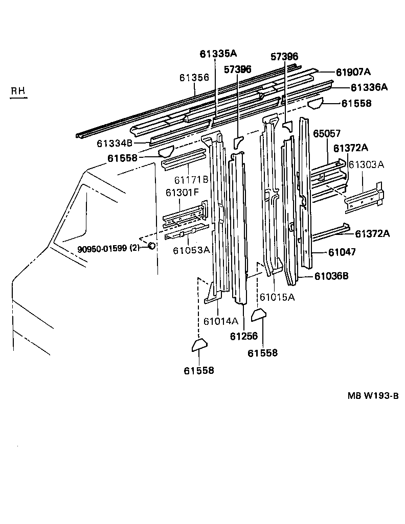  HIACE QUICK DELIVERY |  SIDE MEMBER