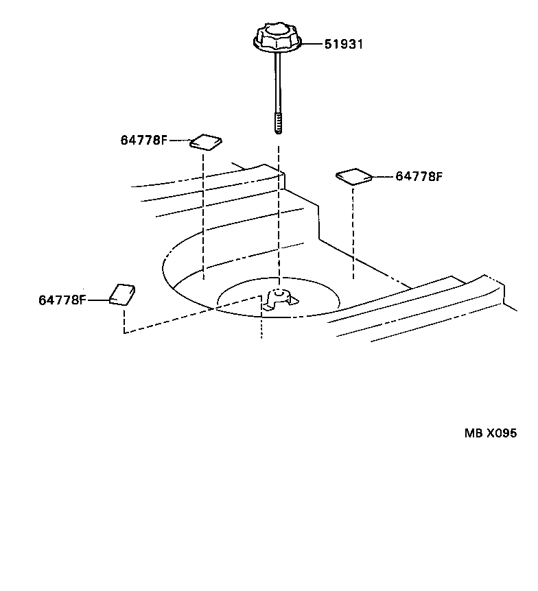  CRESTA |  SPARE WHEEL CARRIER