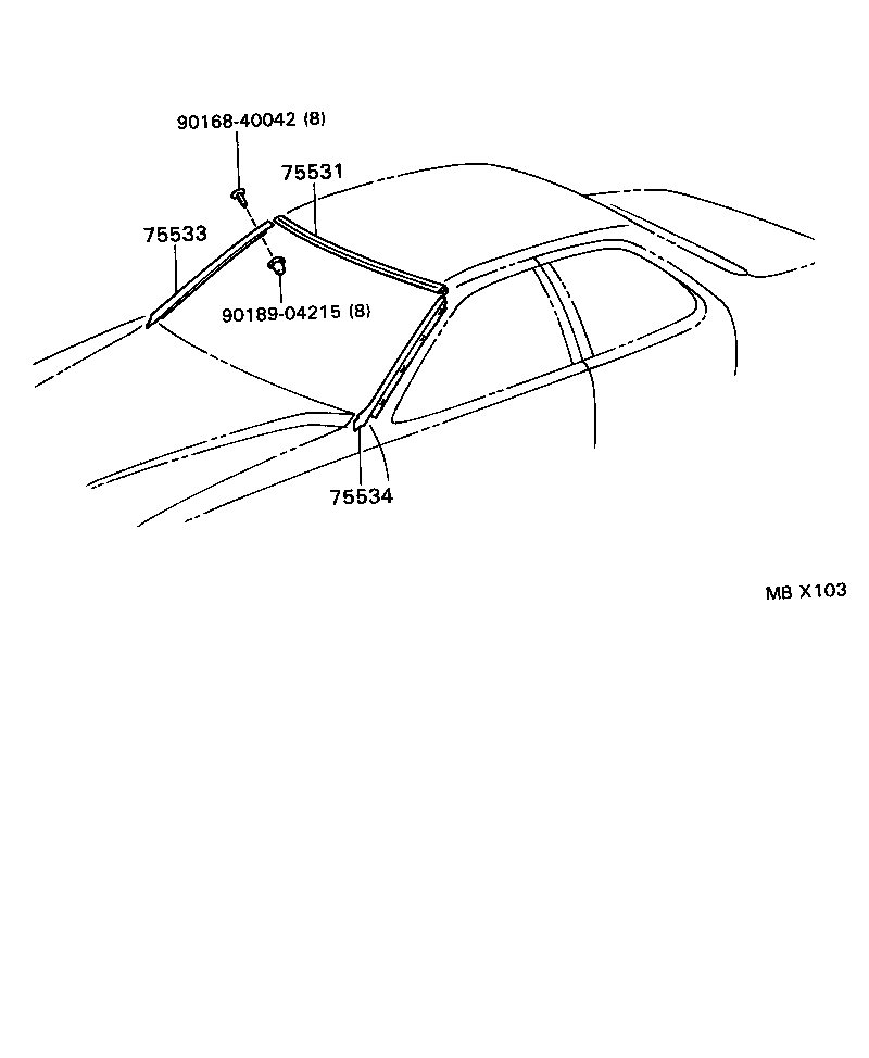  CRESTA |  FRONT MOULDING