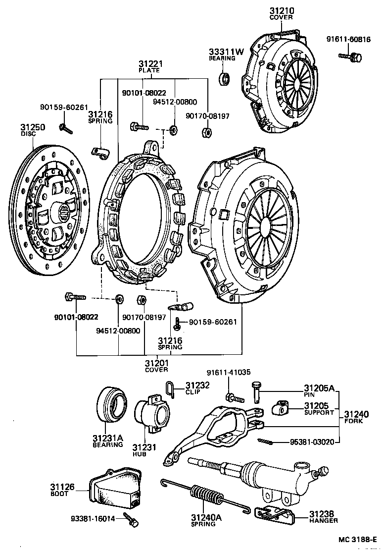  HILUX |  CLUTCH RELEASE FORK