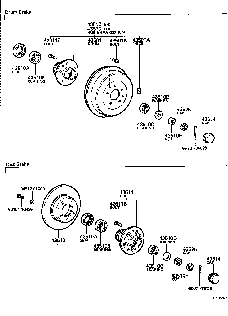  HILUX |  FRONT AXLE HUB