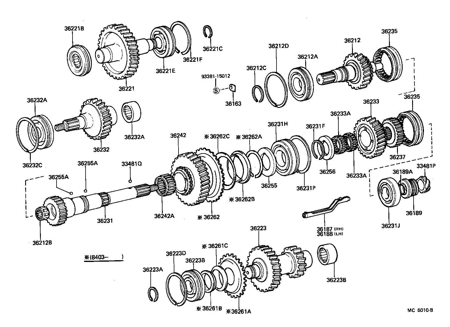  HILUX |  TRANSFER GEAR