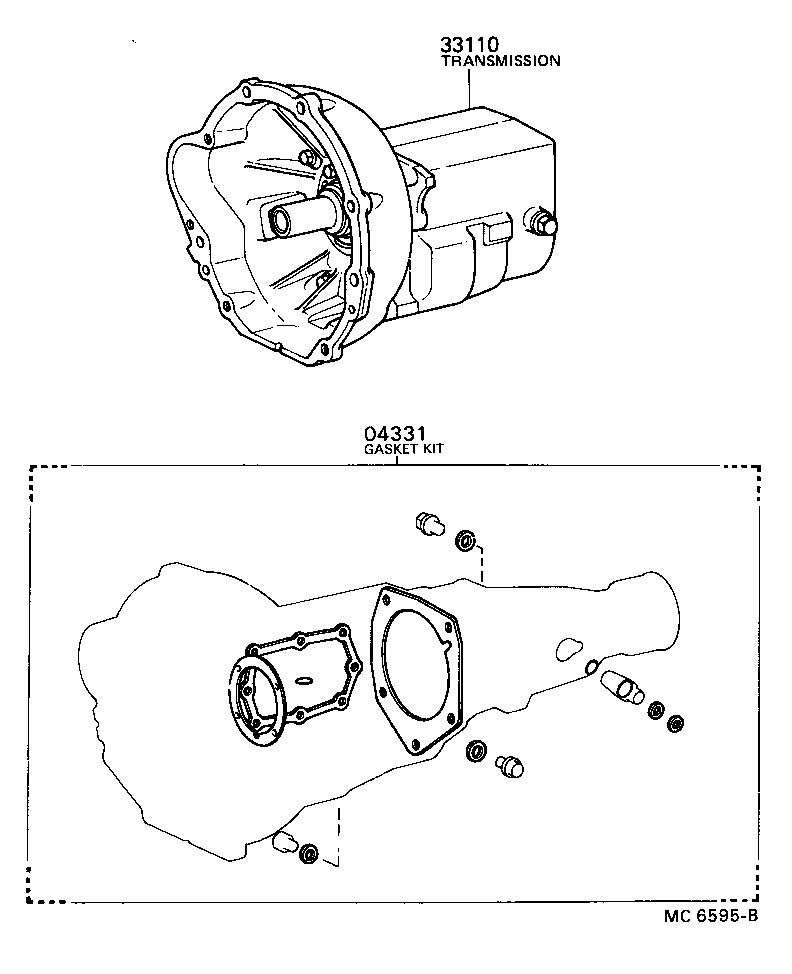  HILUX |  TRANSAXLE OR TRANSMISSION ASSY GASKET KIT MTM