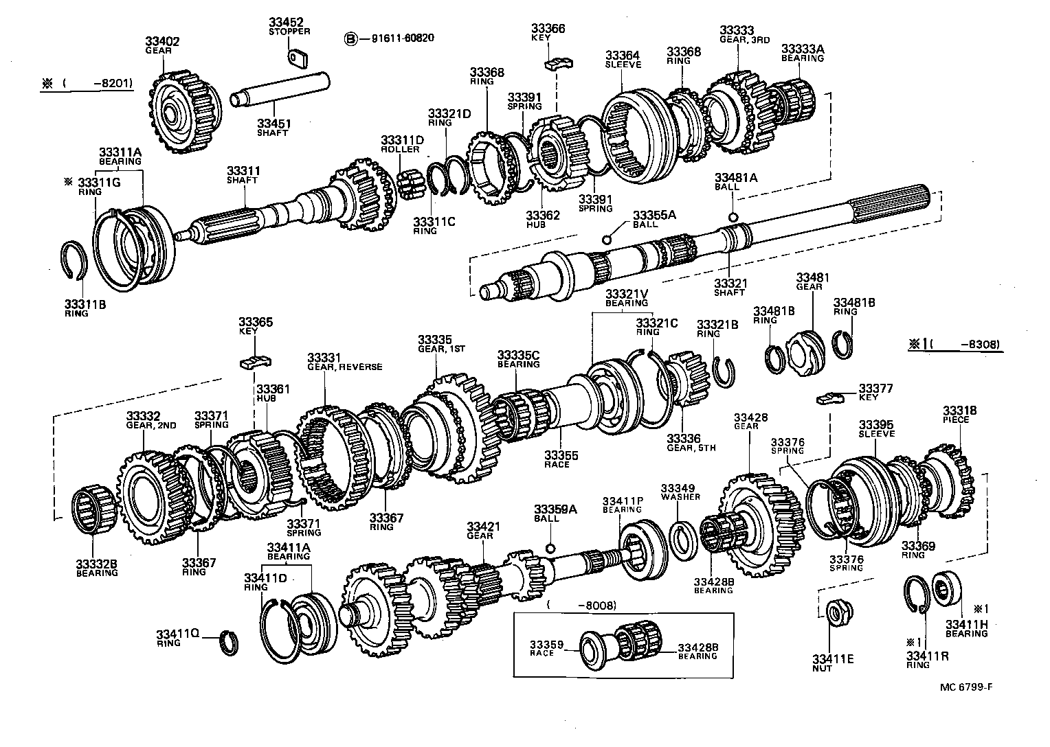  HILUX |  TRANSMISSION GEAR MTM