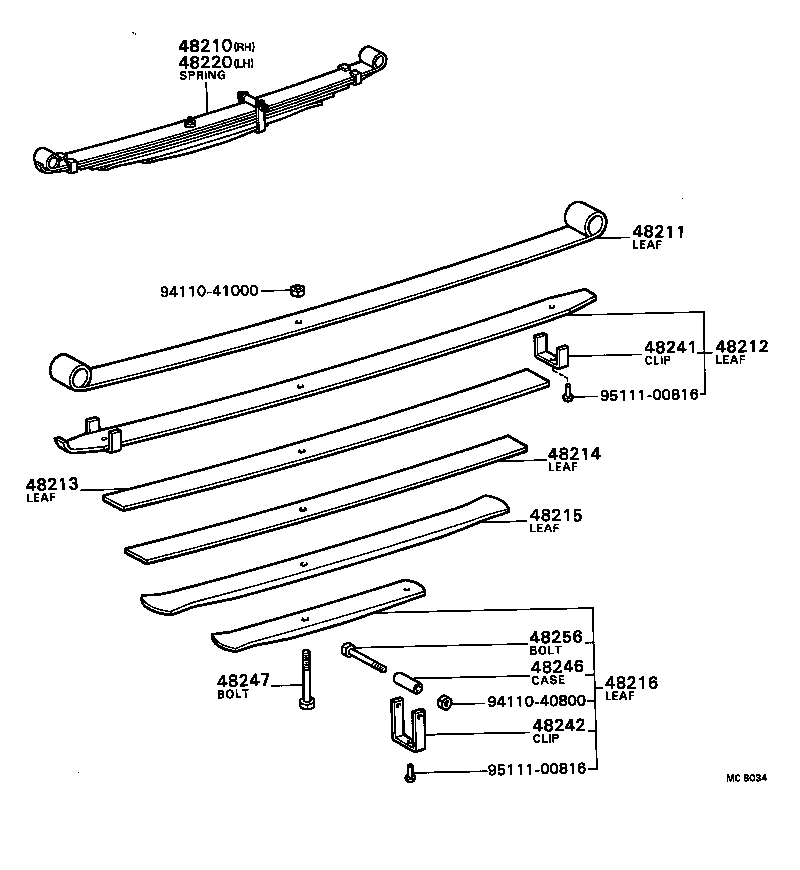  HILUX |  REAR SPRING SHOCK ABSORBER