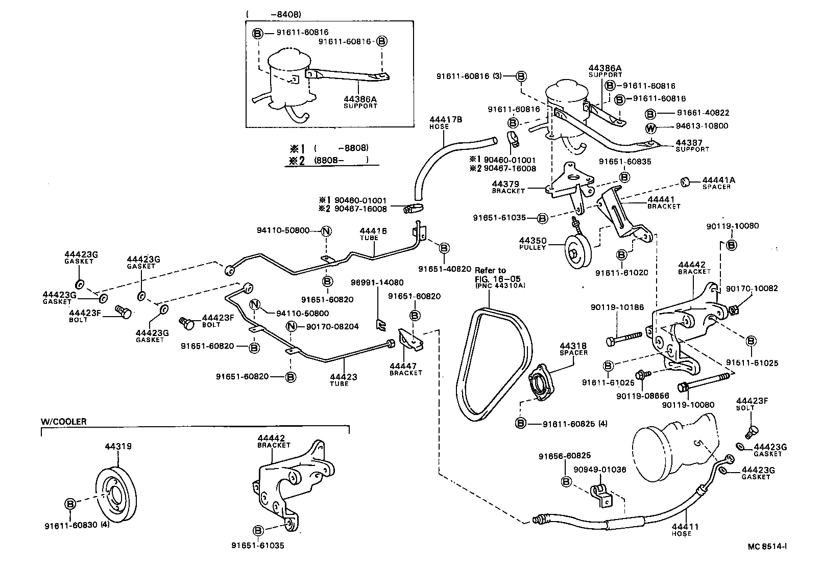  COASTER |  POWER STEERING TUBE