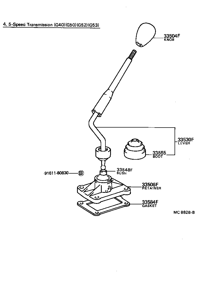  HILUX |  SHIFT LEVER RETAINER