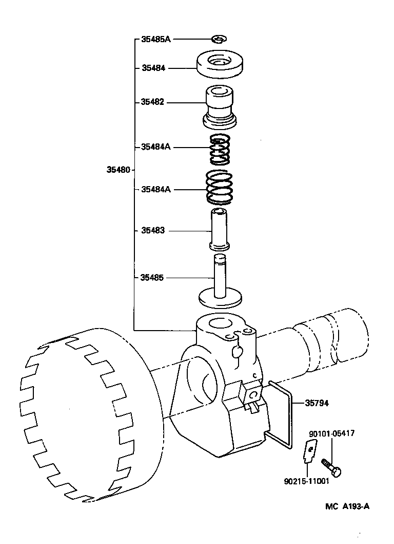  HIACE QUICK DELIVERY |  REAR OIL PUMP GOVERNOR ATM
